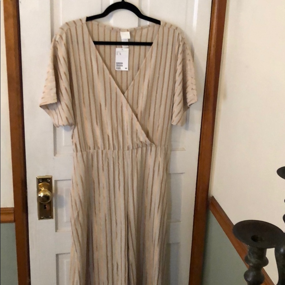 Cream and gold jumpsuit